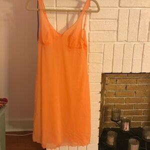 Vintage Tangerine Slip, M